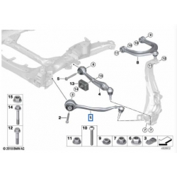 BMW XD X5 X6 X7  G05 G06 G07 wahacz rozprężny  przód komplet 31106893549 31106893550